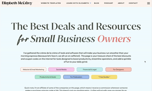 Elizabeth-McCRavy-website-tools-page Elizabeth-McCRavy-website-tools-page