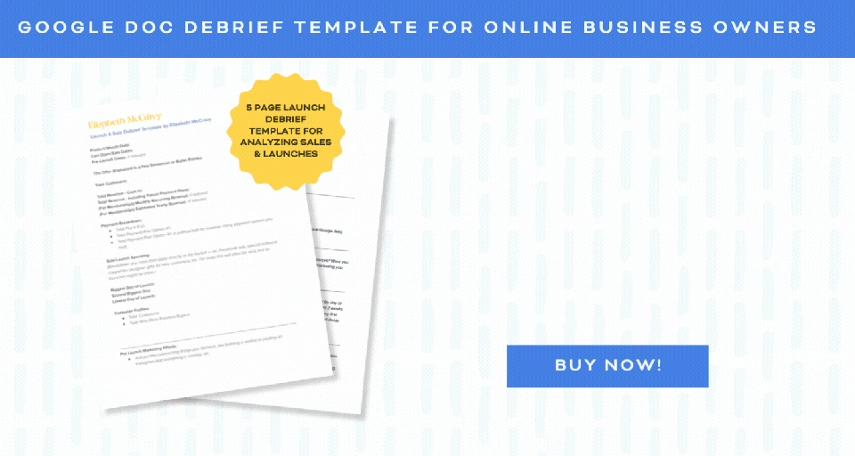 launch debrief template
