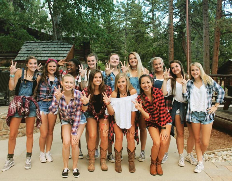 Elizabeth and her old Young Life group