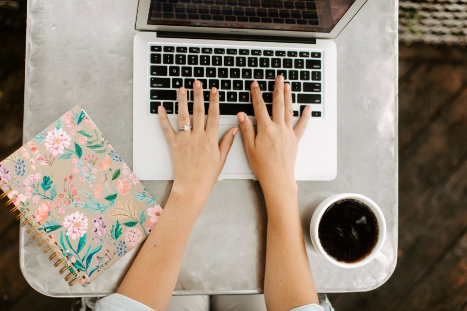 being a business owner can be hard, typing on computer 4 encouraging bible verses