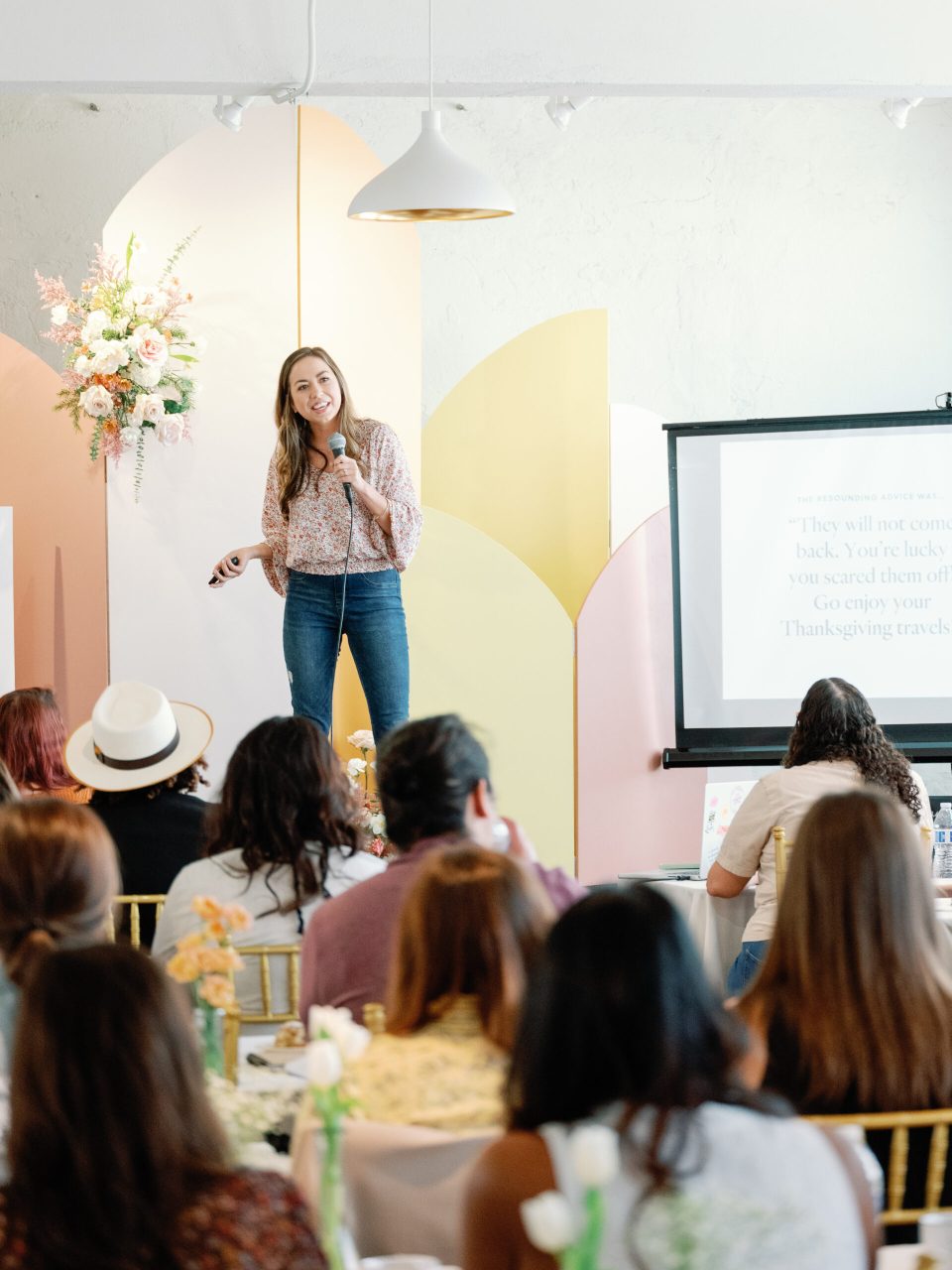 2023 Creative Educator Conference Elizabeth McCravy shares fears around starting a podcast