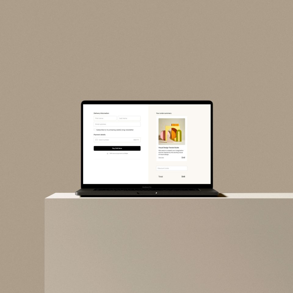flodesk-checkout flodesk checkout