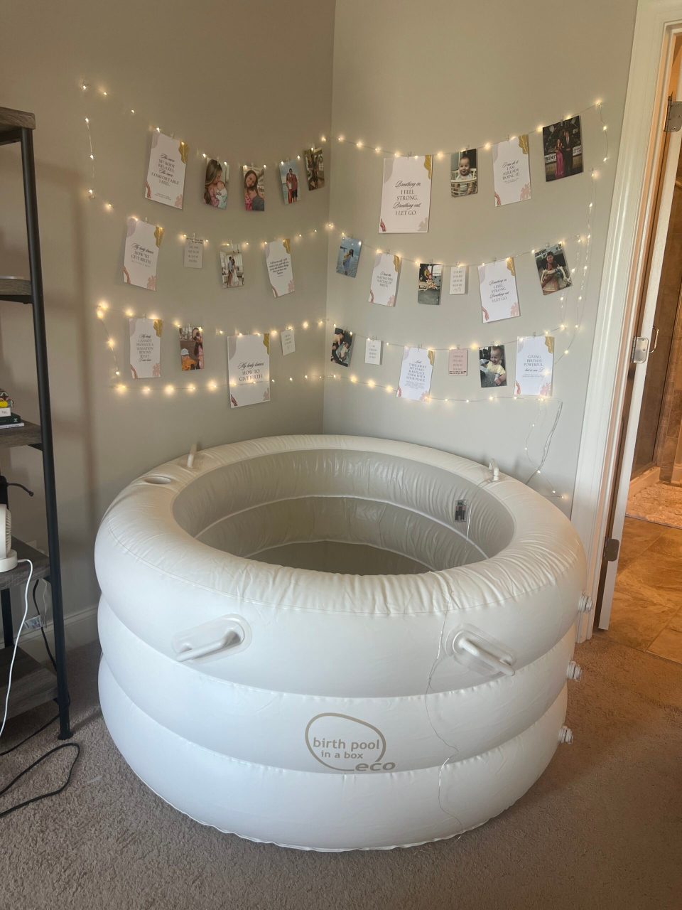 Sofia-Elizabeth-McCravy-Home-Birth-VBAC-4 home birth set up