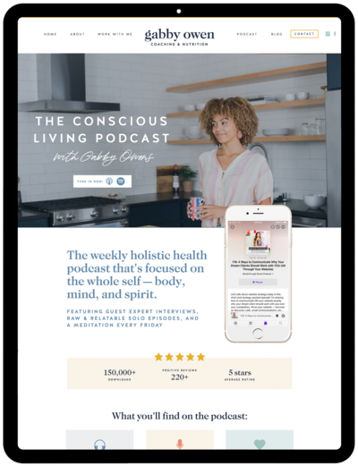 Gabby-Podcast-Kit-Showit-Template-iPad Gabby-Podcast-Kit-Showit-Template-iPad
