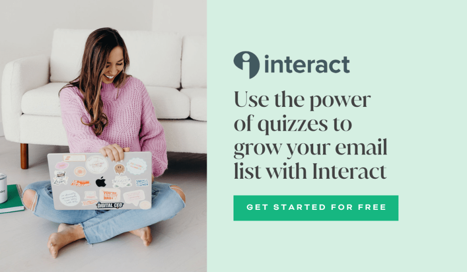 Interact-Quiz-Software-Showit-Quizzes-Email-List-Elizabeth-McCravy-Coupon Grow your email list using quizzes with Interact and Showit - Elizabeth McCravy Interact coupon and referral link and code