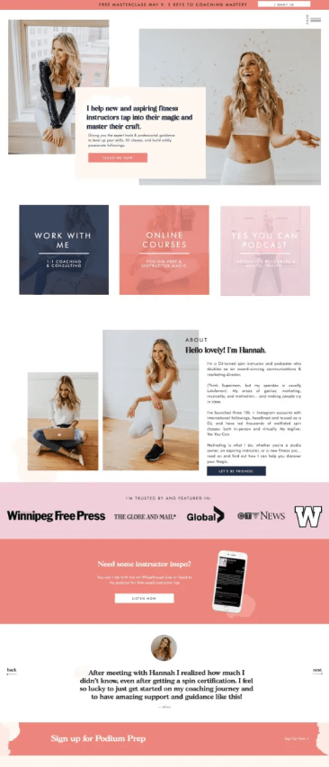 jena-showit-template-for-coaches-2 an example of one of the top showit templates for coaches