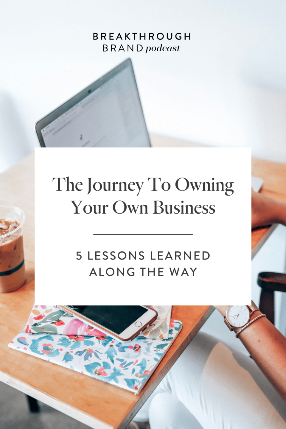 life-when-I-started-my-business-Elizabeth-McCravy-Pinterest3 woman typing on laptop in public