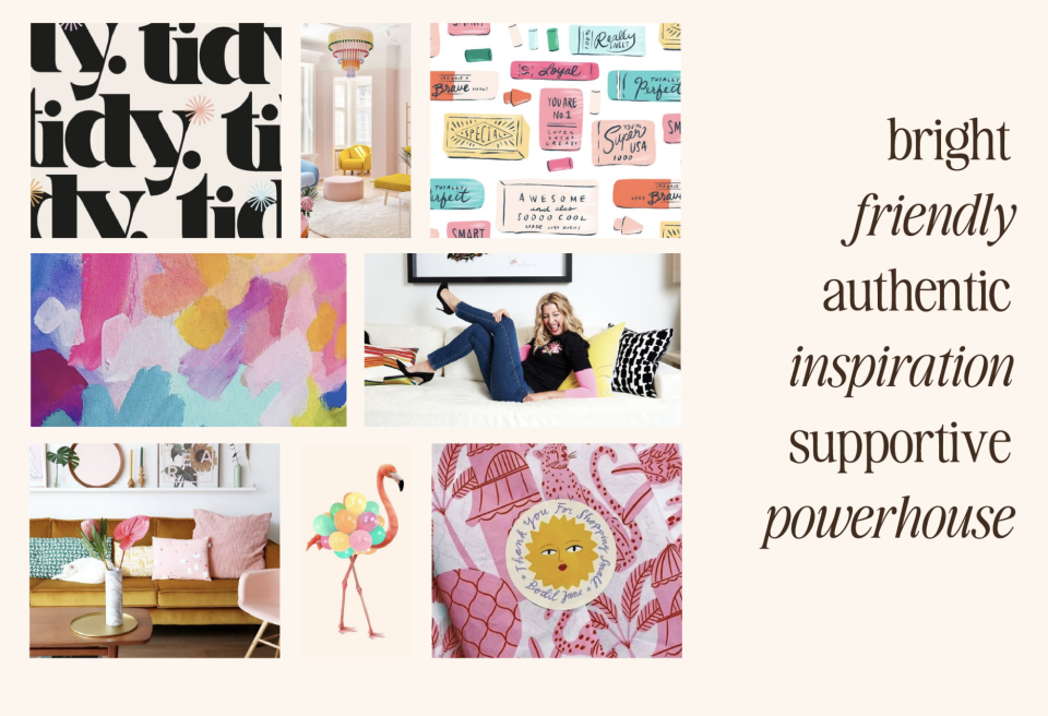 new-business-rebrand a moodboard from my business rebrand