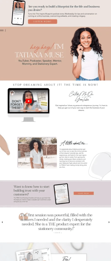 showit-template-for-coaches an example of one of the best showit templates for coaches